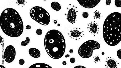Plasmodium parasites develop within liver cells before spreading to the bloodstream, Animal Illustration