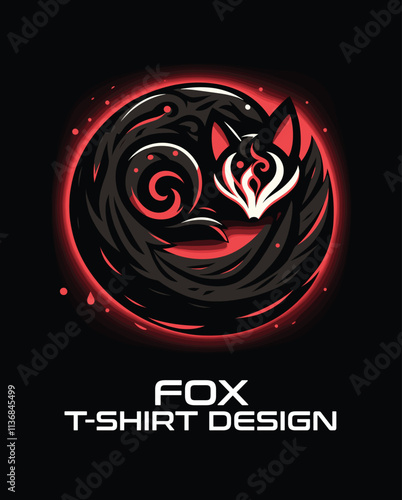 Fox Vector T Shirt Design