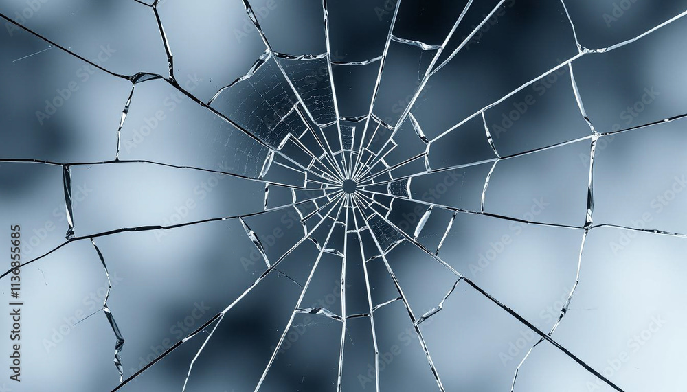 Obraz premium Abstract black glass background texture. AI Generated.