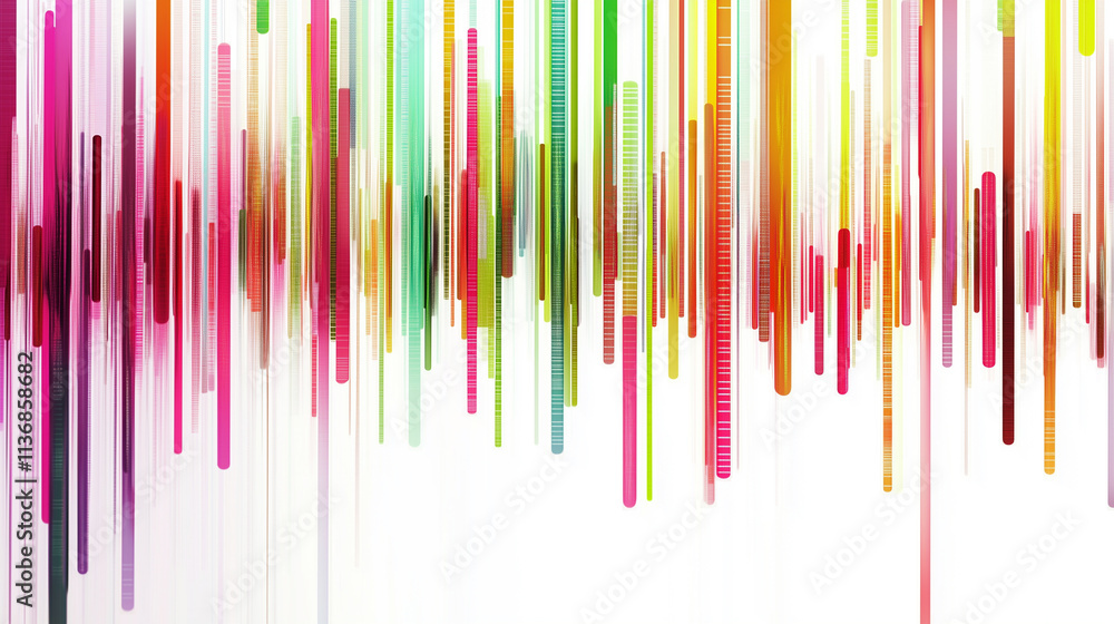 Vertical multi-colored lines background with white background Vertical multi-colored lines background with white background