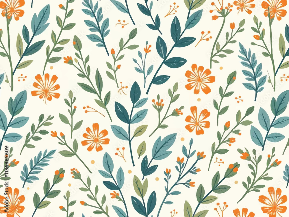 seamless pattern with flowers seamless pattern with flowers