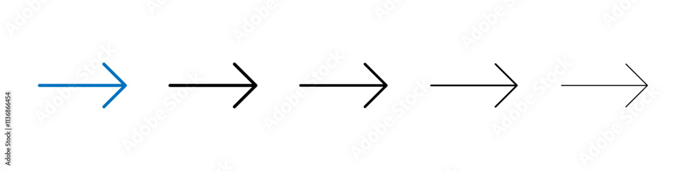 Arrow Icon Outline vector logo for web ui Arrow Icon Outline vector logo for web ui