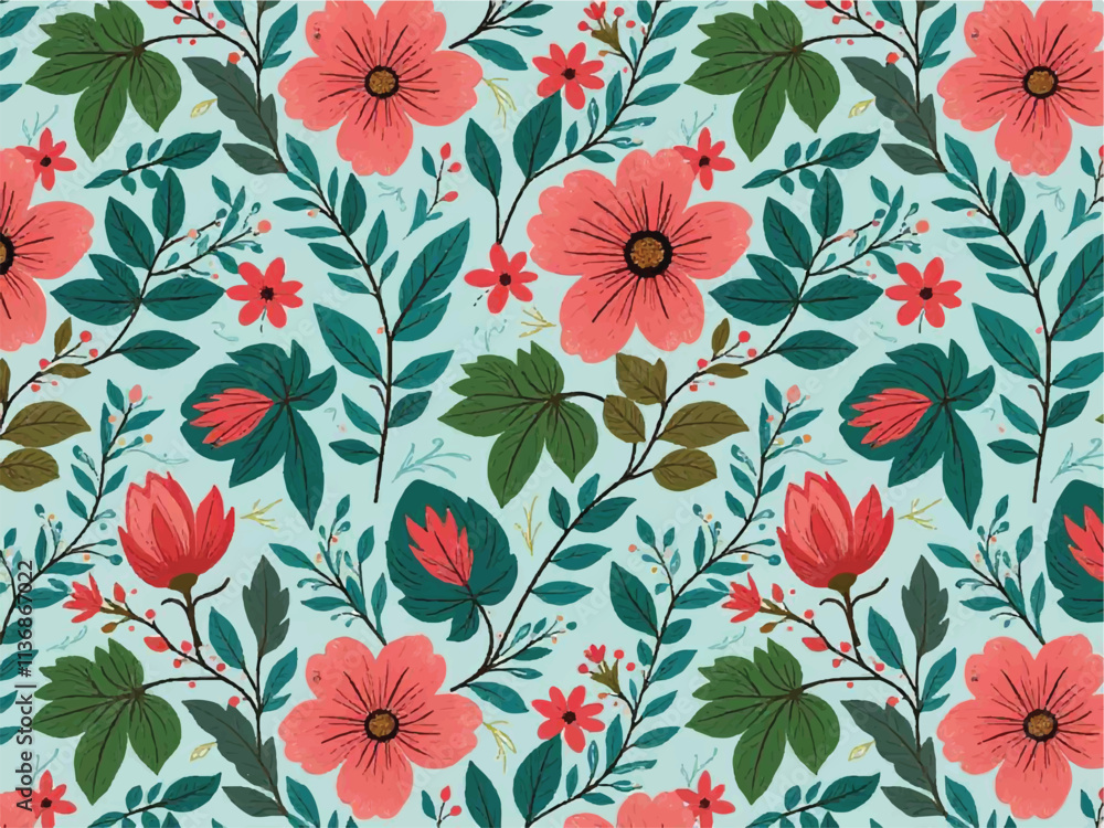 seamless pattern with flowers seamless pattern with flowers
