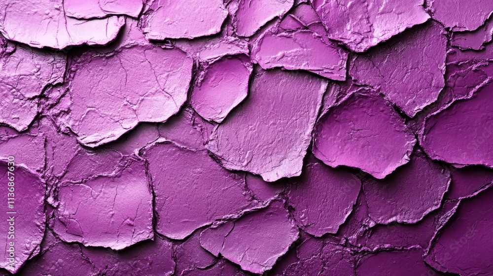 Stunning display of purple hues with a cracked texture evoking creativity and modern design Stunning display of purple hues with a cracked texture evoking creativity and modern design