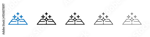 Clean floor surface icon Outline vector logo for web ui