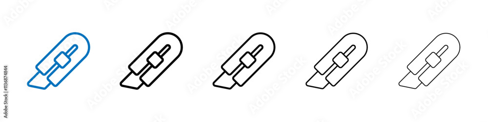 Cutter icon Outline vector logo for web ui Cutter icon Outline vector logo for web ui