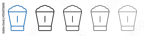 Frappe icon Outline vector logo for web ui