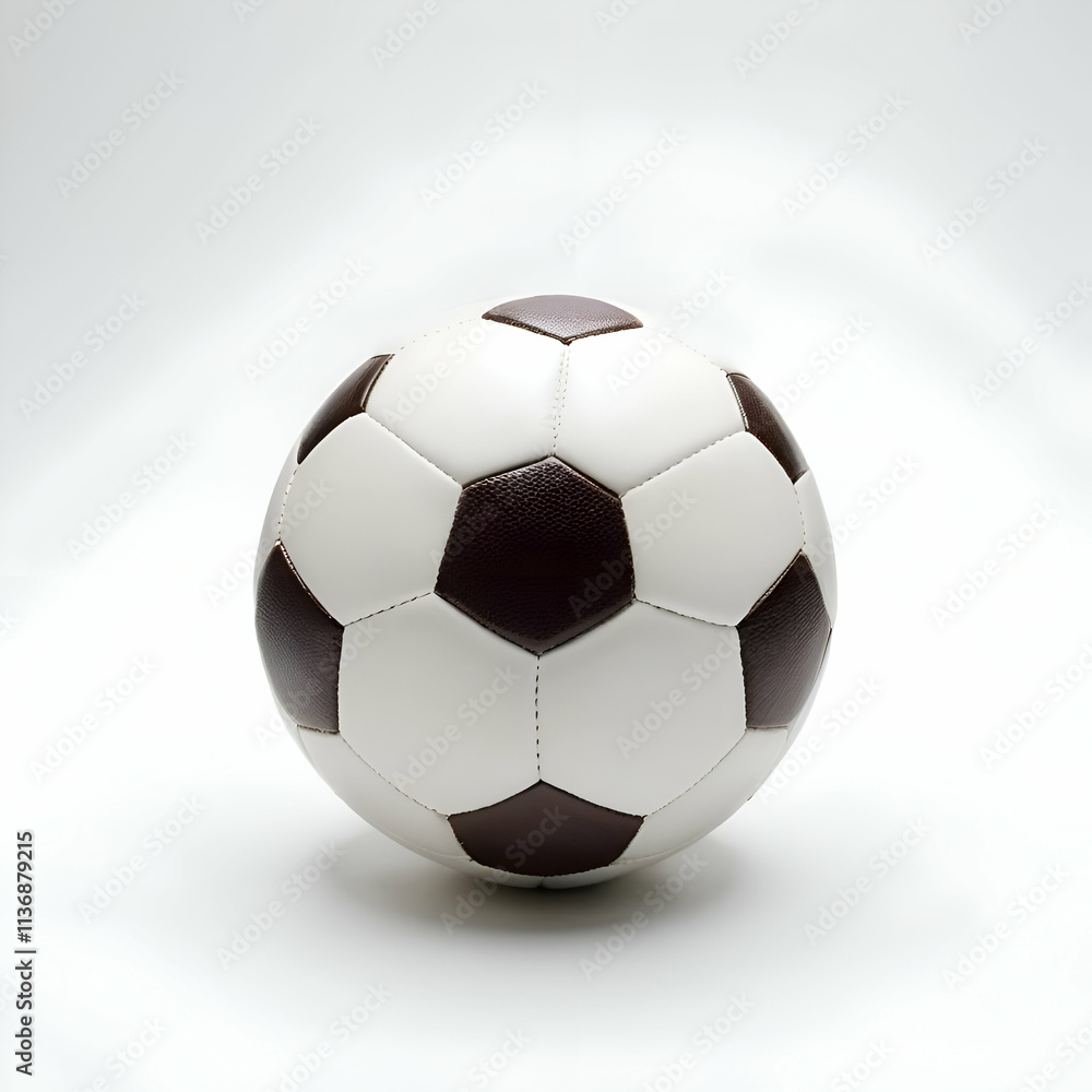 soccer ball isolated on white