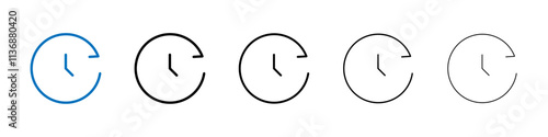 Free Download History icon Outline vector logo for web ui - GFXLoad