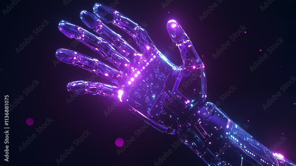 A futuristic robot hand icon glowing with tech data, representing online automation platforms, smart robotics tools, and AI-driven systems. A futuristic robot hand icon glowing with tech data, representing online automation platforms, smart robotics tools, and AI-driven systems.