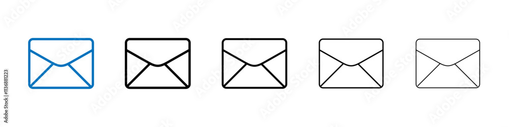 Inbox icon Outline vector logo for web ui Inbox icon Outline vector logo for web ui