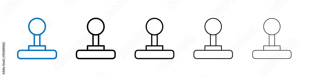 Joystick Icon Outline vector logo for web ui Joystick Icon Outline vector logo for web ui