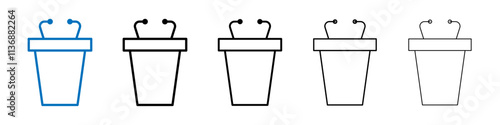 Lectern icon Outline vector logo for web ui