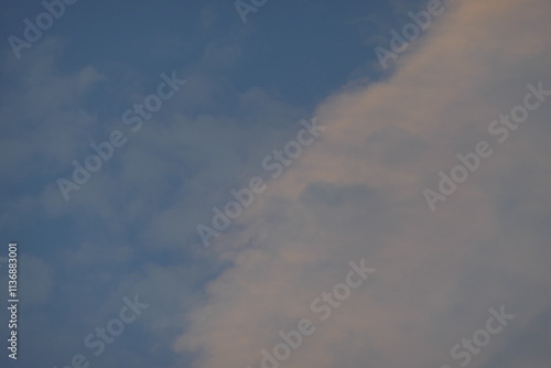 blue sky with clouds