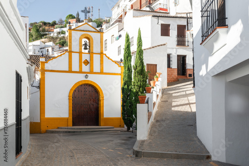 Hermitage of San Benito in Setenil de las Bodegas, Cadiz, Andalusia, Spain. photo