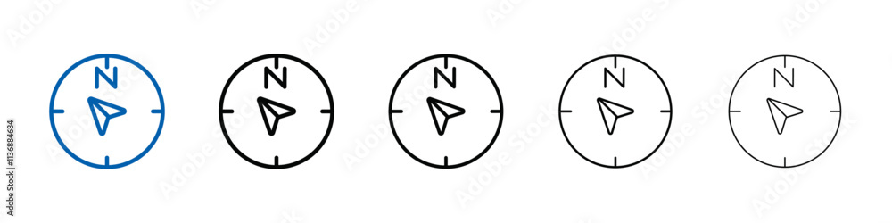 Navigator arrow icon Outline vector logo for web ui Navigator arrow icon Outline vector logo for web ui