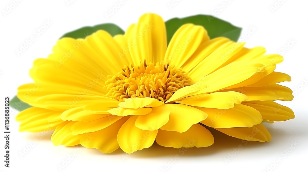 Vibrant Yellow Gerbera Daisy Flower Blossom Close Up Vibrant Yellow Gerbera Daisy Flower Blossom Close Up