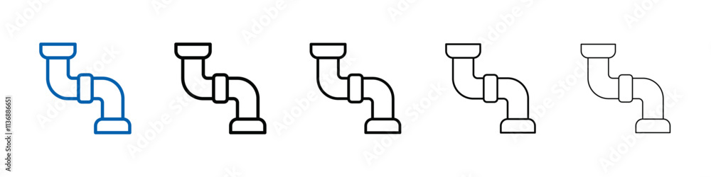 pipe icon Outline vector logo for web ui pipe icon Outline vector logo for web ui
