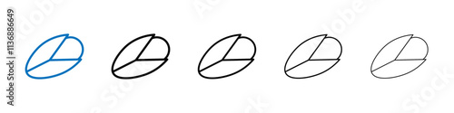 Pistachio icon Outline vector logo for web ui