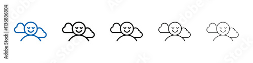 Pleasure icon Outline vector logo for web ui