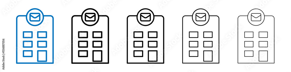 Post office icon Outline vector logo for web ui Post office icon Outline vector logo for web ui