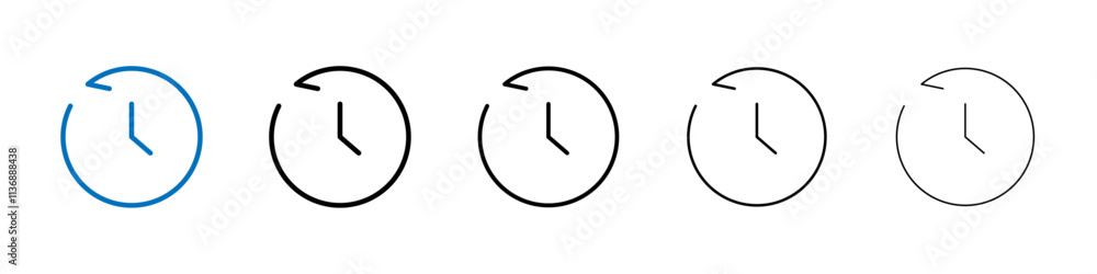 Rewind time icon Outline vector logo for web ui Rewind time icon Outline vector logo for web ui
