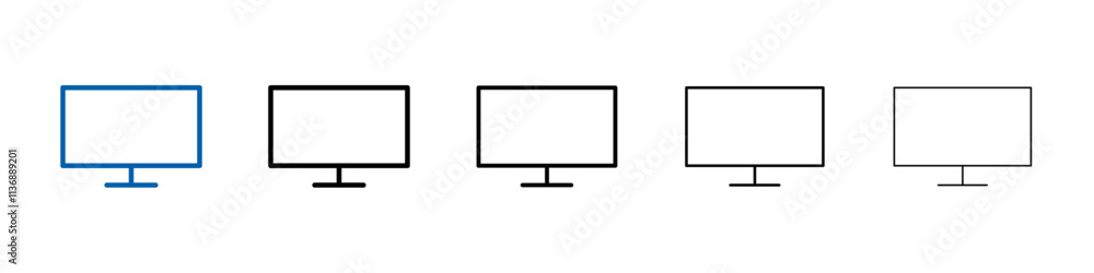 screen icon Outline vector logo for web ui screen icon Outline vector logo for web ui