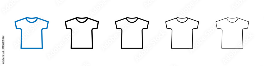 shirt Icon Outline vector logo for web ui shirt Icon Outline vector logo for web ui