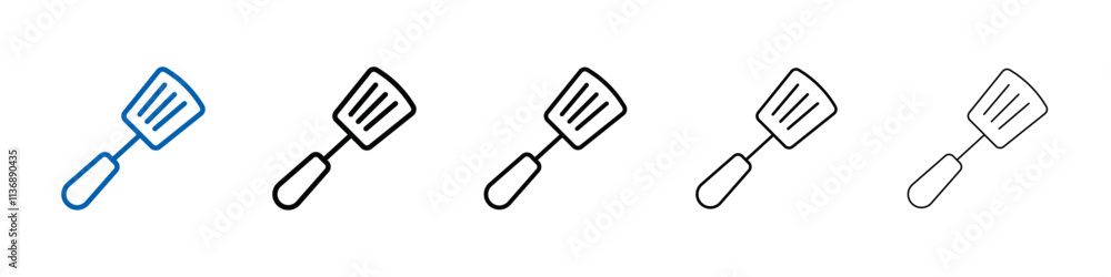 spatula icon Outline vector logo for web ui spatula icon Outline vector logo for web ui