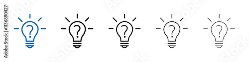 Solution, solve icon Outline vector logo for web ui