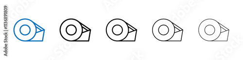 Tape dispenser icon Outline vector logo for web ui