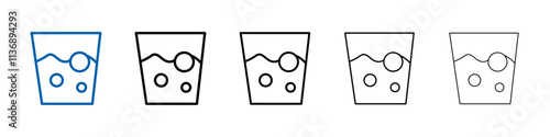 Water soak icon Outline vector logo for web ui