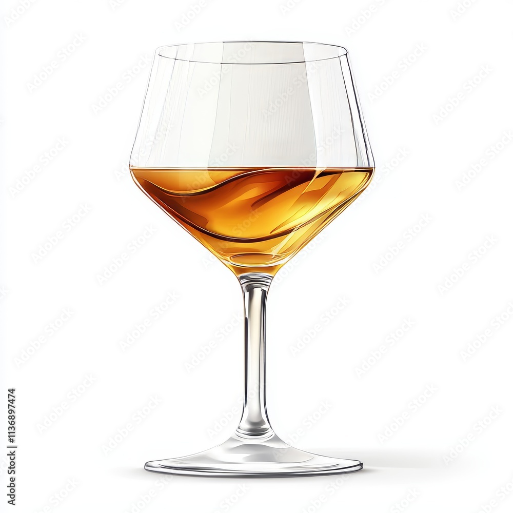 Cocktail glass isolated on white background, ideal for beverage branding, hospitality, and mixology concepts. Cocktail glass isolated on white background, ideal for beverage branding, hospitality, and mixology concepts.