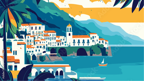 Italian Coastal Bliss- Amalfi