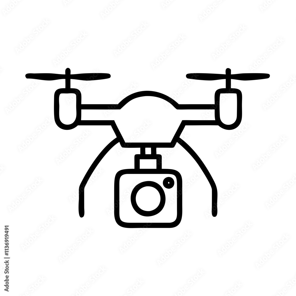 drone with camera icon, photography day line art, photography day icon - simple black line art icon of drone with camera, for photography day celebrations. photography vector art. drone with camera icon, photography day line art, photography day icon - simple black line art icon of drone with camera, for photography day celebrations. photography vector art.