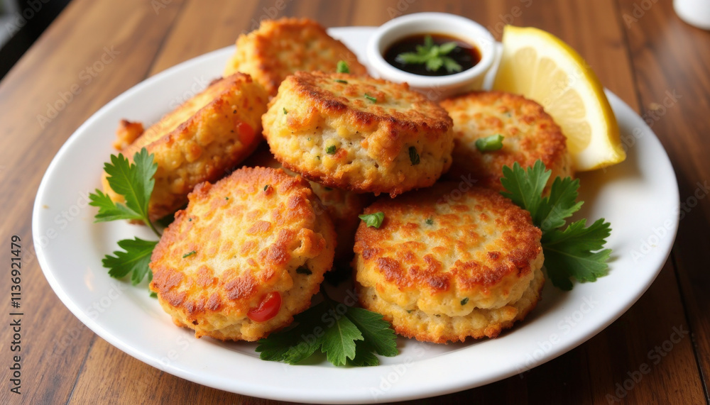 Crispy Crab Cakes with Lemon and Dill Crispy Crab Cakes with Lemon and Dill