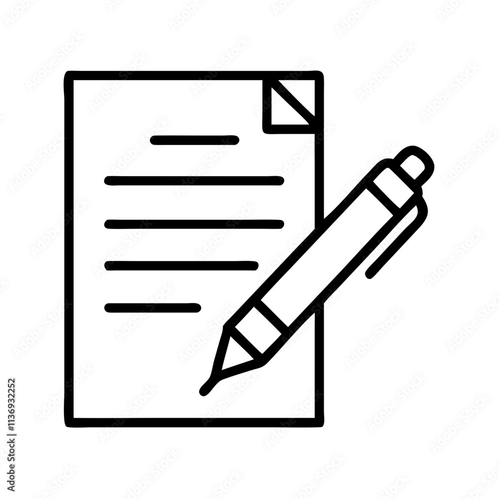 pen and paper icon, poet’s day line art, poets icon - simple black line art icon of pen and paper, symbolizing poets day celebrations. poet vector art. pen and paper icon, poet’s day line art, poets icon - simple black line art icon of pen and paper, symbolizing poets day celebrations. poet vector art.