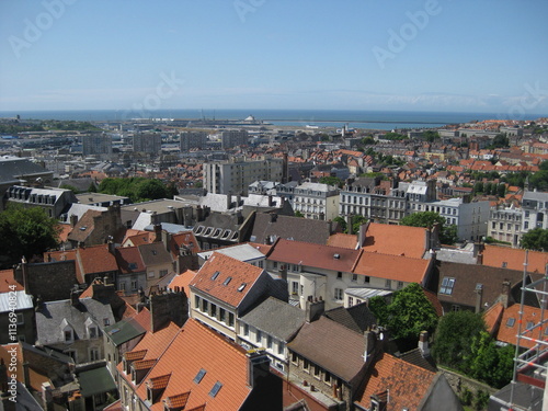 View of Cherbourg's rooftops - Vue des toits de Cherbourg