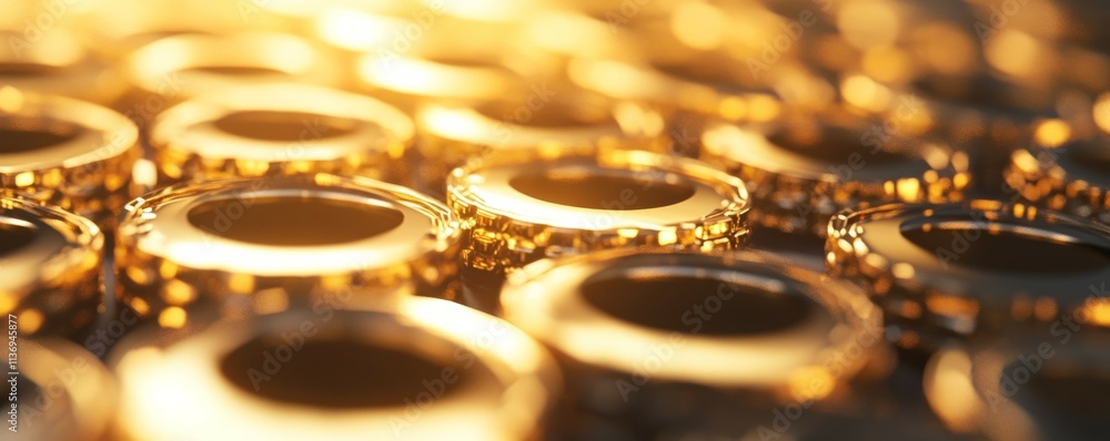 Bitcoin Cryptocurrency represented as Gold Coins. Decentralized Business Wallpaper. . Bitcoin Cryptocurrency represented as Gold Coins. Decentralized Business Wallpaper. .