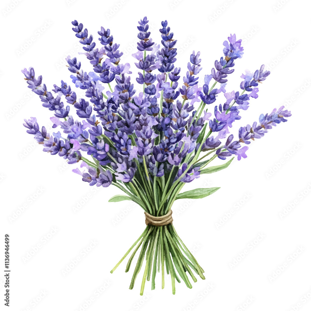 Naklejka premium bunch of lavender