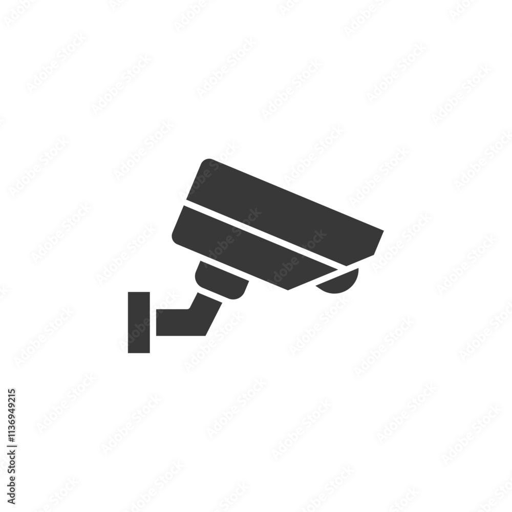 CCTV Icon Set Vector illustration in black CCTV Icon Set Vector illustration in black