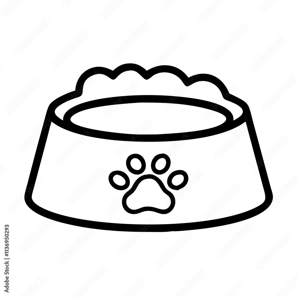 dog bowl with water icon, dog day line art, dog day icon - simple black line art icon of dog bowl with water, for dog day celebrations. dog day vector art. dog bowl with water icon, dog day line art, dog day icon - simple black line art icon of dog bowl with water, for dog day celebrations. dog day vector art.