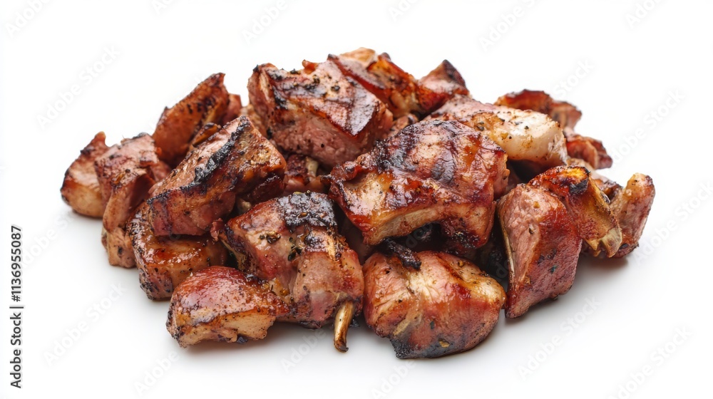 Grilled Pork Cubes: Flavorful and Juicy Dish Grilled Pork Cubes: Flavorful and Juicy Dish