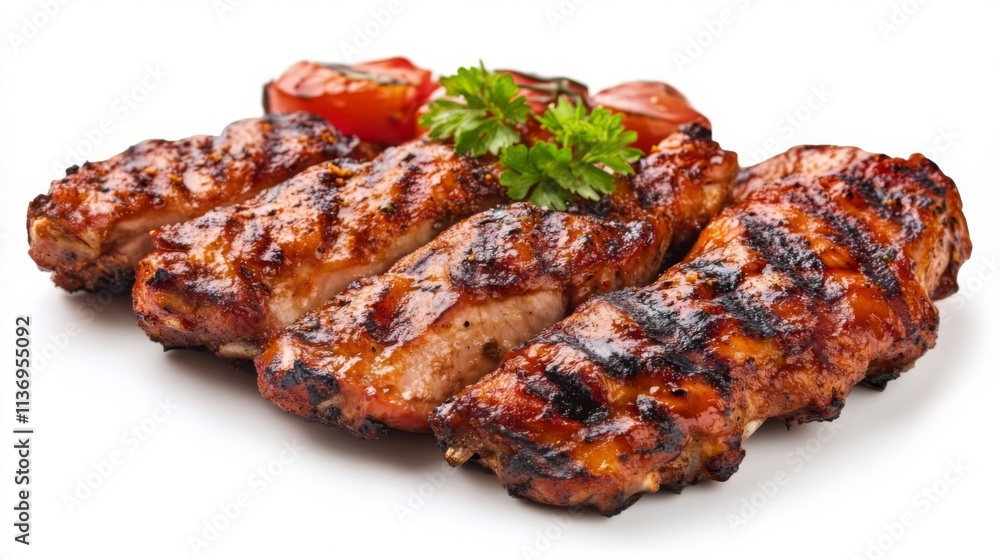 Grilled BBQ Pork Ribs - Delicious Meal Grilled BBQ Pork Ribs - Delicious Meal