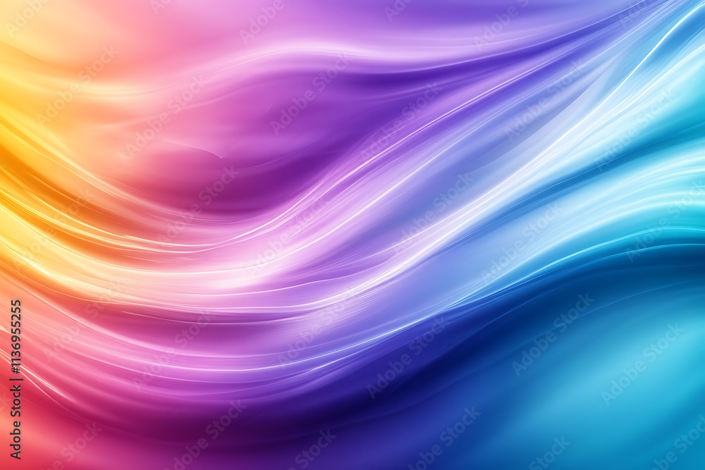 Obraz premium An Abstract Holographic Background with Iridescent Highlights.