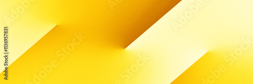 Obraz na płótnie Orange yellow lemon mustard gold white abstract pattern background. Geometric shape. Diagonal line stripe 3d. Color gradient. Light bright shine metallic. Space. Blank design template. Wide banner. w salonie