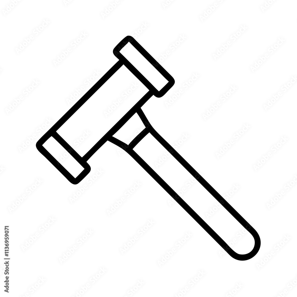 hammer icon, labor Day line art, labor day icon - simple black line art icon of hammer, symbolizing labor day celebrations. labor day vector art. hammer icon, labor Day line art, labor day icon - simple black line art icon of hammer, symbolizing labor day celebrations. labor day vector art.