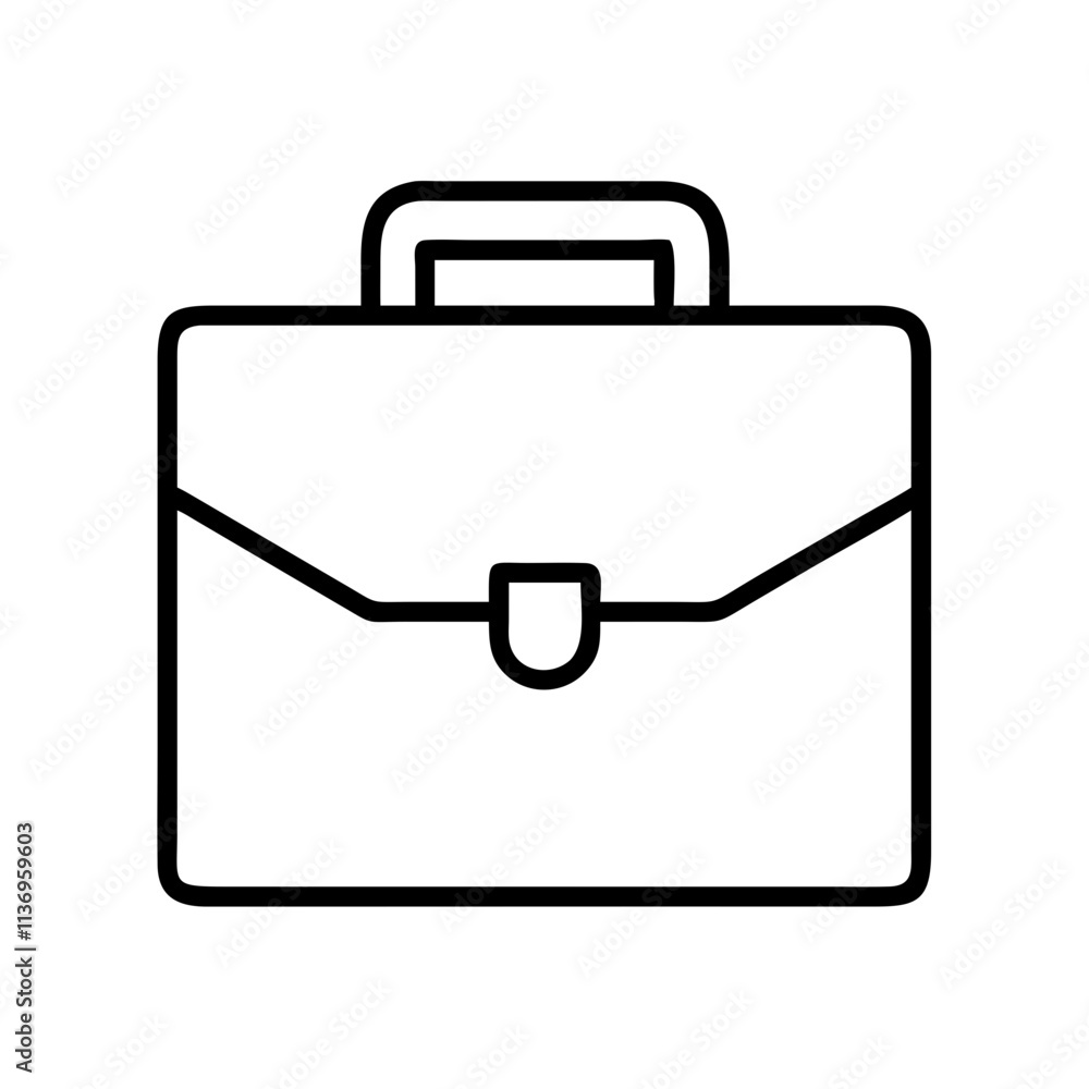 briefcase icon, labor Day line art, labor day icon - simple black line art icon of briefcase, symbolizing labor day celebrations. labor day vector art. briefcase icon, labor Day line art, labor day icon - simple black line art icon of briefcase, symbolizing labor day celebrations. labor day vector art.