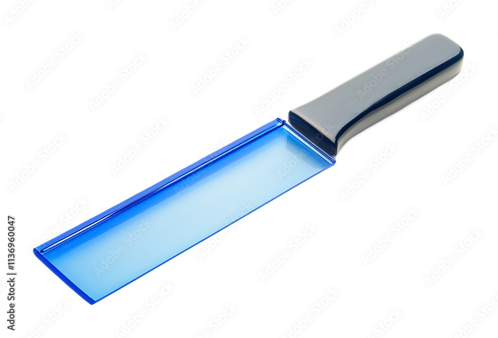 Efficient Squeegee for Window & Surface Cleaning - Isolated on White Background Efficient Squeegee for Window & Surface Cleaning - Isolated on White Background