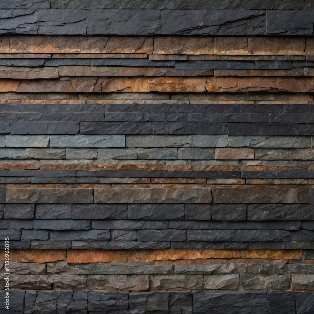 Texture of natural multi-colored layered stone, layered deposits Texture of natural multi-colored layered stone, layered deposits